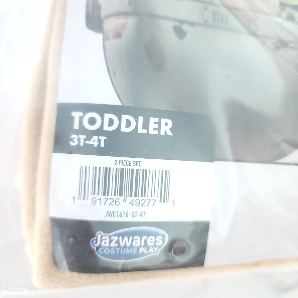NWT Jazwares Star Wars The Mandalorian Grogu Toddler Halloween Costume Sz 2T-3T